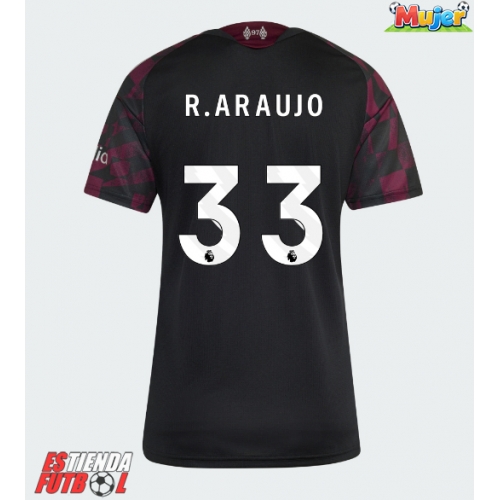 Liverpool Ronald Araujo #33 Tercera Equipación Mujer 2026-27 Manga Corta